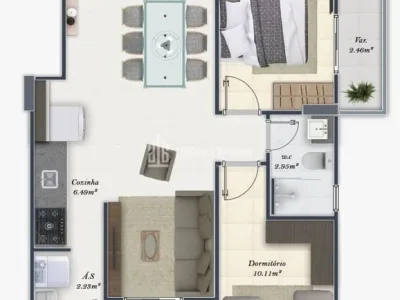 🌊🔥 VISTA MAR | PÉ NA AREIA| 2 DORM | 1 SUÍTE | R$ 590 MIL À VISTA
