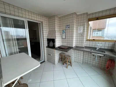VISTA MAR COM CHURRASQUEIRA A CARVAO !! 2 DORMITORIOS 1 SUITE LAZER COMPLETO !!!