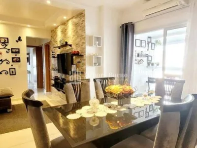 Canto Forte,Mobiliado,3dorm,2suite,2vagas demarcadas,sacada envidraçada,laze r