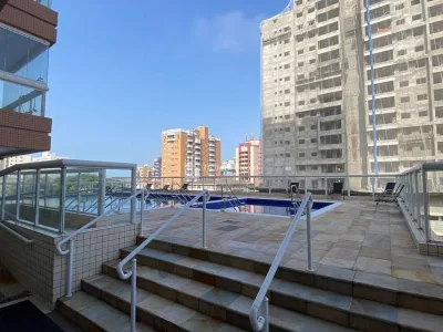 🔥🏖️ GUILHERMINA | 3 DORM | PERTINHO DA PRAIA | VARANDA GOURMET | LAZER COMPLETO! 🌊✨