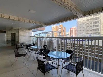🔥🏖️ GUILHERMINA | 3 DORM | PERTINHO DA PRAIA | VARANDA GOURMET | LAZER COMPLETO! 🌊✨