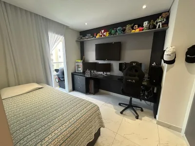 LUXO NO CANTO DO FORTE | 3 dorm, 2 suítes, sacada gourmet, planejados, 2 vagas