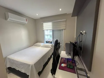 LUXO NO CANTO DO FORTE | 3 dorm, 2 suítes, sacada gourmet, planejados, 2 vagas