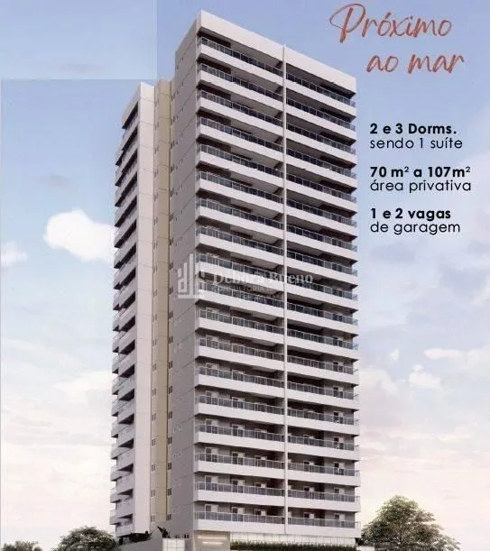 Apartamento 2 dormitórios na Aviação, Praia Grande