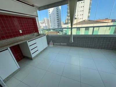 APTO MOBILIADO | PRAIA GRANDE | 2 suítes, área gourmet, R$ 730 mil, ac banco