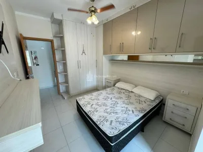 APTO MOBILIADO | PRAIA GRANDE | 2 suítes, área gourmet, R$ 730 mil, ac banco