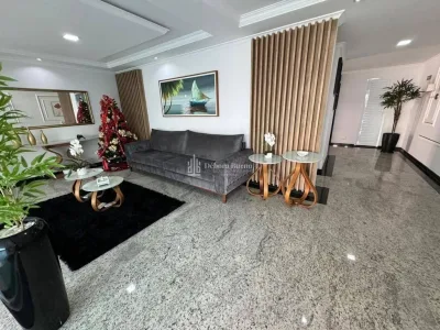 APTO MOBILIADO | PRAIA GRANDE | 2 suítes, área gourmet, R$ 730 mil, ac banco