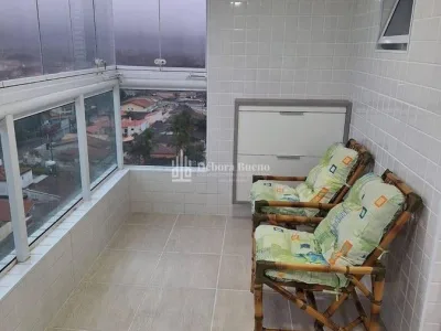 FLÓRIDA, VISTA MAR, MOBILIADO, 2 dorm, 1 suíte, 1 vaga, R$ 590 mil, ac. banco