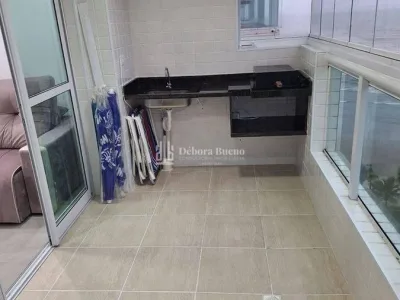FLÓRIDA, VISTA MAR, MOBILIADO, 2 dorm, 1 suíte, 1 vaga, R$ 590 mil, ac. banco
