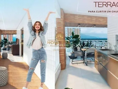 Entrada bancária R$ 56.473,00 | Guilhermina | Vista mar | 2 dormitórios e 1 suíte