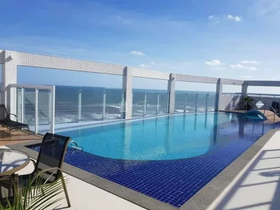🌊🏖️ FRENTE MAR | 2 SUÍTES | 106,02 M² | 2 VAGAS | LAZER FANTÁSTICO | ENTRADA R$ 475 MIL! 🔑✨