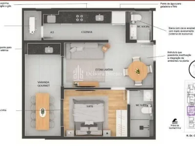 GUILHERMINA, 2 DORMT, | ENTRADA DE R$ 54.000,00 1 suíte, varanda gourmet, lavabo, 1 vaga, entrada