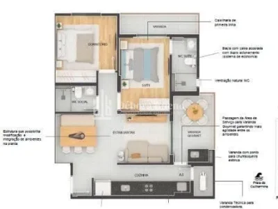 | GUILHERMINA | Entrada de R$ 55.000,00 |2 dorm (1 suíte) varanda gourmet, 1 vaga, ac banco