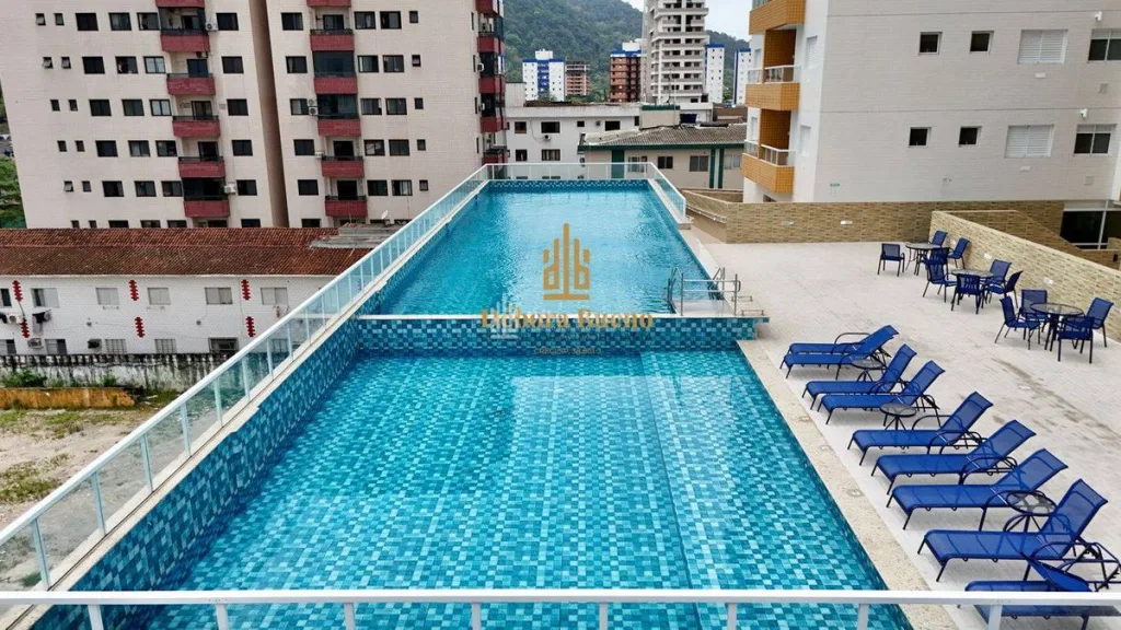 Apartamento 2 dormitórios no Boqueirão, Praia Grande