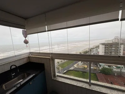 FRENTE MAR, LUXO! SOFISTICADO MOBILIADO 3 DORMITORIOS LAZER COMPLETO