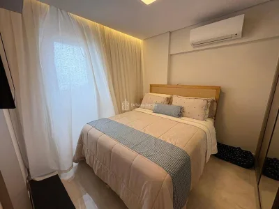 FRENTE MAR, LUXO! SOFISTICADO MOBILIADO 3 DORMITORIOS LAZER COMPLETO