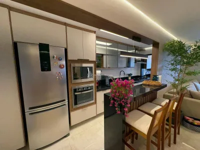 FRENTE MAR, LUXO! SOFISTICADO MOBILIADO 3 DORMITORIOS LAZER COMPLETO