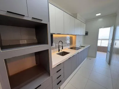 VISTA MAR TOTAL! SEMI-MOBILIADO 2 DORMT, CHURRASQUEIRA A CARVAO, 760 MIL , 2 VAGAS DEMARCADAS LAZER COMPLETO.