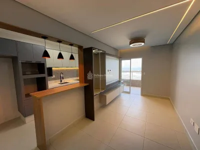 VISTA MAR TOTAL! SEMI-MOBILIADO 2 DORMT, CHURRASQUEIRA A CARVAO, 760 MIL , 2 VAGAS DEMARCADAS LAZER COMPLETO.