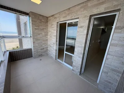 VISTA MAR TOTAL! SEMI-MOBILIADO 2 DORMT, CHURRASQUEIRA A CARVAO, 760 MIL , 2 VAGAS DEMARCADAS LAZER COMPLETO.