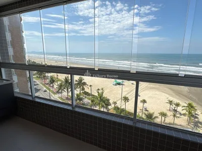 VISTA MAR TOTAL! SEMI-MOBILIADO 2 DORMT, CHURRASQUEIRA A CARVAO, 760 MIL , 2 VAGAS DEMARCADAS LAZER COMPLETO.