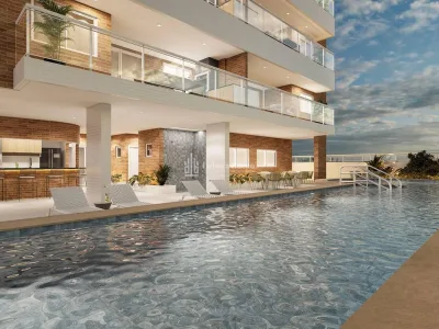 A partir de R$ 92.500,00 DE ENTRADA !!! APARTAMENTOS QUADRA DA PRAIA UNIDADES DE 1, à 3 DORMITORIOS