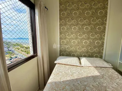 Frente Mar Vista Mar,1dorm MOBILIADO,1vaga,sacada e lazer,ACEITA BANCO APENAS R$410MIL
