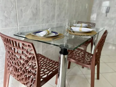 Frente Mar Vista Mar,1dorm MOBILIADO,1vaga,sacada e lazer,ACEITA BANCO APENAS R$410MIL