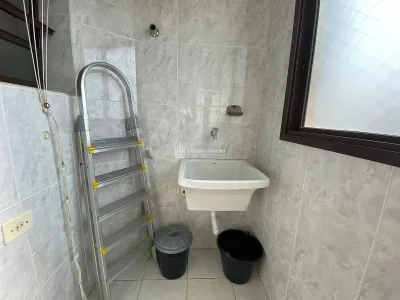 Frente Mar Vista Mar,1dorm MOBILIADO,1vaga,sacada e lazer,ACEITA BANCO APENAS R$410MIL