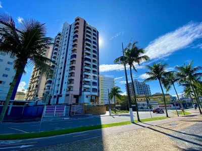 Frente Mar Vista Mar,1dorm MOBILIADO,1vaga,sacada e lazer,ACEITA BANCO APENAS R$410MIL