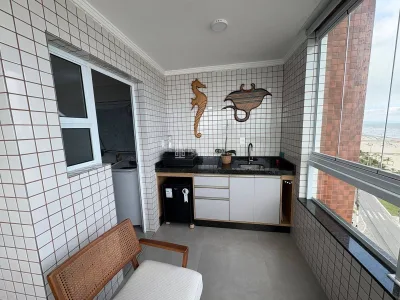 Frente Mar, Alto Padrão! Mobiliado Apenas 899 mil 2 dormitorios 2 vagas