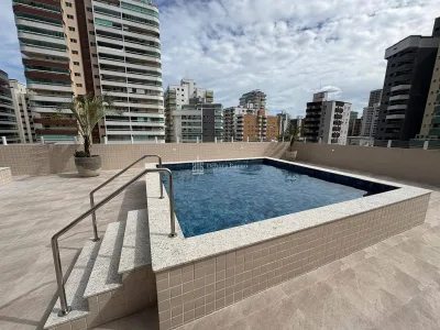 Guilhermina Exclusivo, Vista Mar Semi Mobiliado! 3 Dormitorios, Lazer Completo.