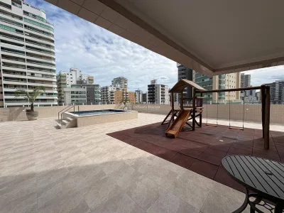Guilhermina Exclusivo, Vista Mar Semi Mobiliado! 3 Dormitorios, Lazer Completo.