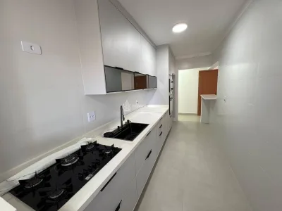 Guilhermina Exclusivo, Vista Mar Semi Mobiliado! 3 Dormitorios, Lazer Completo.