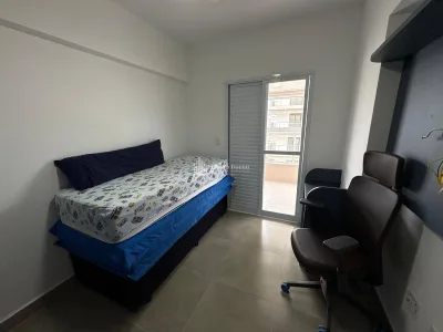 Guilhermina Exclusivo, Vista Mar Semi Mobiliado! 3 Dormitorios, Lazer Completo.