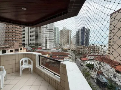 VISTA MAR !!! SEMI MOBILIADO 2 DORMITORIOS SUITE, 92M², 1 VAGA PROXIMO A PRAIA