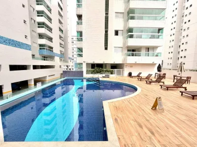 NA PRAIA ,3 DORM ,1 SUÍTE, 2 VAGAS, APENAS R$ 550MIL