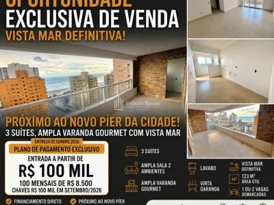 🔥🌊 VISTA MAR | 3 SUÍTES | 2 VAGAS | LAZER COMPLETO | ENTRADA DE R$ 100 MIL! 🏡✨