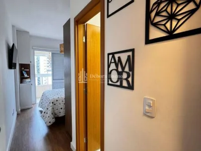 Apartamento Vista Mar, 2 dorm sendo os dois suíte, lazer completo, sacada gourmet, ar-condicionado, semi-mobiliado