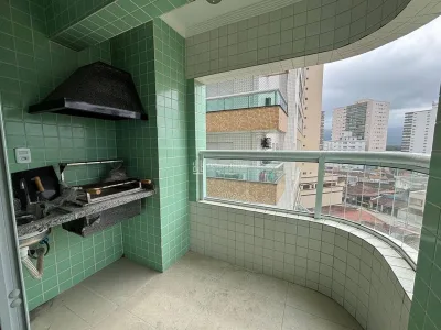 IMPERDÍVEL - PÉ NA AREIA | 2 dorm| - 1 suíte -sacada gourmet- 1 vaga - lazer completo R$440 mil.