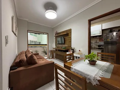 Quadra da Praia- 1 dorm - 1 banheiro -2 sacadas - Mobiliado - Lazer R$340 Mil.