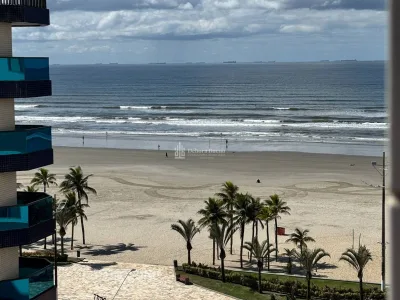 Vista mar - 2 dorm - 1 banheiro - 1 vaga - 63 m² - R$360 Mil.