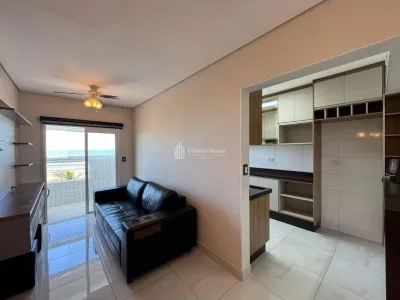 Frente Mar- 2 dorm - 1 suíte - sacada gourmet - mobiliado - 1 vaga R$670 Mil.