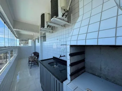 Frente Mar- 2 dorm - 1 suíte - sacada gourmet - mobiliado - 1 vaga R$670 Mil.