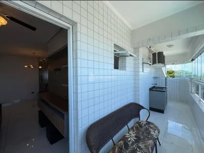 Frente Mar- 2 dorm - 1 suíte - sacada gourmet - mobiliado - 1 vaga R$670 Mil.