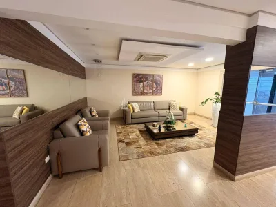 SOFISITICADO, 4 DORMT CANTO DO FORTE VISTA MAR TODO MOBILIADO! LAZER CLUBE