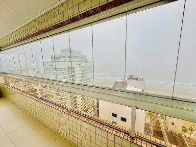 SOFISITICADO, 4 DORMT CANTO DO FORTE VISTA MAR TODO MOBILIADO! LAZER CLUBE