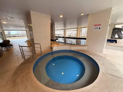 SOFISITICADO, 4 DORMT CANTO DO FORTE VISTA MAR TODO MOBILIADO! LAZER CLUBE