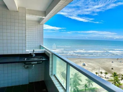 FRENTE MAR! Pronto Para Morar 2 Dormts Varanda Gourmet, R$ 164.500 Entrada