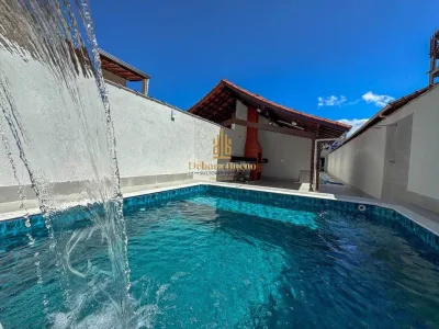 CANTO DO FORTE LINDA CASA 3 DORMS C/ PISCINA, 2 VAGAS, CHURRASQUEIRA